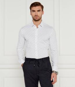 Рубашка BOSS BLACK P-HANK-kent Slim Fit, белый