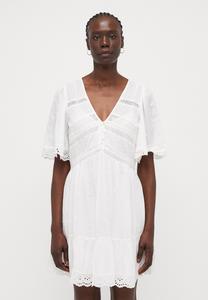 Платье-рубашка FLUTTER MINI DRESS Gap Tall, кремовый