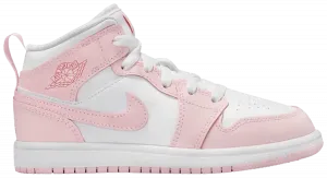 Кроссовки Air Jordan 1 Mid PS 'Pink Foam Fire Red', розовый