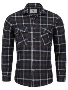 Рубашка на пуговицах стандартного кроя Rock Creek, темно-синий
