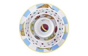 HERMES Набор посуды, синий, десертная тарелка 21,5 см