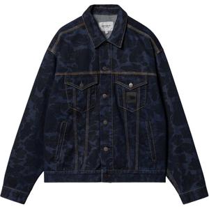 Carhartt WIP Куртка Helston с камуфляжным принтом "Утка", Blue
