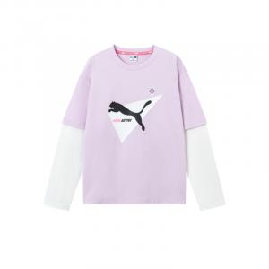 Детская футболка PUMA, фиолетовый