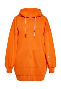 Толстовка с капюшоном на молнии IZIA Zip-Up Hoodie, оранжевый