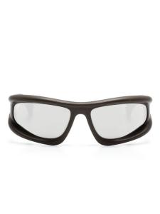 Mykita солнцезащитные очки Marfa в геометричной оправе, зеленый