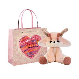 Abay Маленькая розовая игрушка дракона, талисман года дракона, плюшевая кукла, высота 33 см