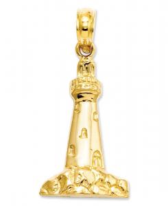 Подвеска из 14-каратного золота, подвеска в виде маяка Macy's, No Color