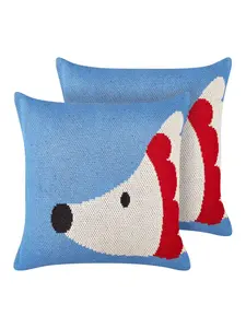 Декоративная подушка Beliani 2er Set Deko PASHOT, цвет blau/gelb/beige