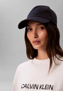 Муаровая кепка с блестящей вышивкой monogram Calvin Klein, Maritime Blue