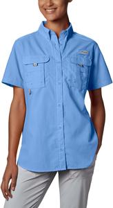 Футболка Columbia Women's Bahama Short Sleeve Shirt, White Cap