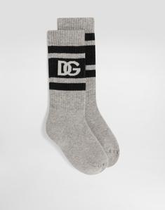 Хлопковые носки с логотипом Dolce&Gabbana, мультиколор