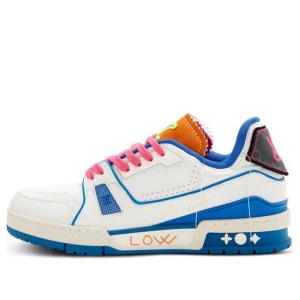 Кроссовки trainers 'white pink blue for saint-tropez' Louis Vuitton, белый