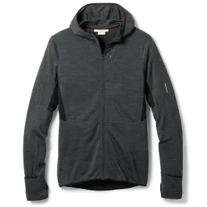 200 Descender Мужская худи с длинным рукавом на молнии Icebreaker, Jet Heather/Black