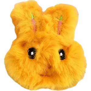 Милый подвесной плюшевый кролик с морковкой высотой 6,5 см ROUERXIONG