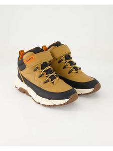 Коричневые ботинки на липучке Geox