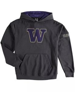 Толстовка с капюшоном Big Boys Charcoal Washington Huskies Big Logo Stadium Athletic