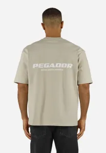 Футболка с логотипом colne Pegador, Khaki Beige/Warm White