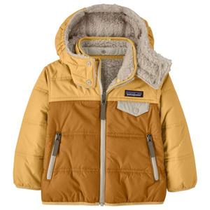 Детская двусторонняя толстовка с капюшоном Tribbles - зимняя куртка Patagonia, золотой
