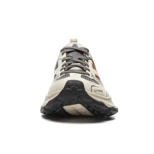 Li-Ning Slip Resistant, Abrasion Resistant, Breathable низкие кроссовки Chunky мужские Greige, xuan paper/deep серый