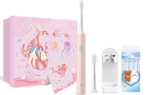 Mi T200 Mi Electric Toothbrush Limited Edition Set с DuPont мягкой щетиной насадкой звуковая зубная щетка бокс лимитированный набор Xiaomi, розовый