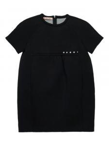 Marni Kids платье из смесового хлопка, черный
