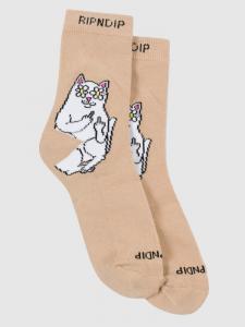 Носки RIPNDIP Lord Nermal Blossom Mid Socks Socks, almond