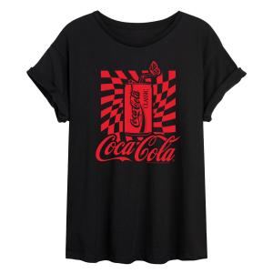 Детская футболка Coca-Cola Can Flowy Coke с рисунком Licensed Character, черный
