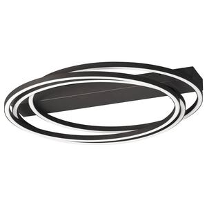 Светодиодный потолочный светильник Fischer & Honsel Kiku, железо - черный - 1-светлый