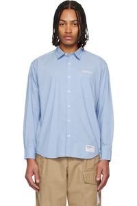 Рубашка в полоску Neighborhood, синий