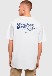 Футболка с принтом «хорошая жизнь» Upscale By Mister Tee, White