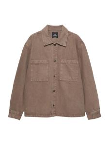 Куртка межсезонная Pull&Bear, шоколадный