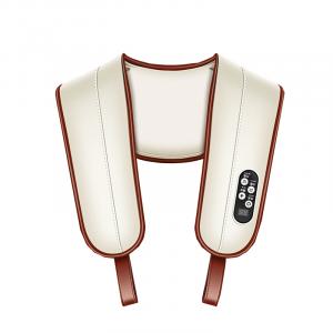 Массажная накидка на шею и плечи с функцией постукивания для спины и всего тела, облегчение в области плеч и шеи AS-P9-1 AUX, коричневый