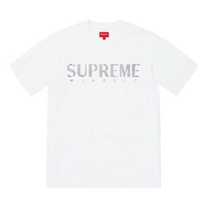 Футболка ss19 gradient logo tee white logo tee Supreme, белый