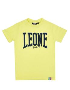 LEONE 1947 APPAREL Футболка с коротким рукавом для детей с крупным базовым логотипом.