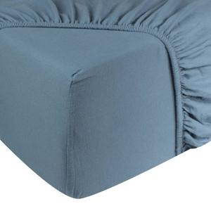 Простыня на резинке DoubleDry Jersey, бензин - ширина: 90 см