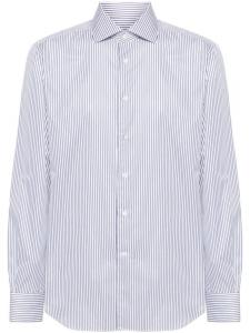 Corneliani рубашка в полоску, белый