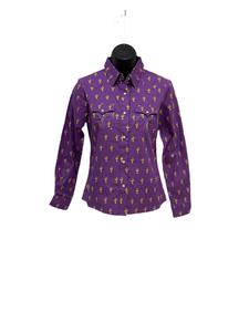 Детская рубашка на кнопках в темно-орхидейном цвете Panhandle, Dark Orchid