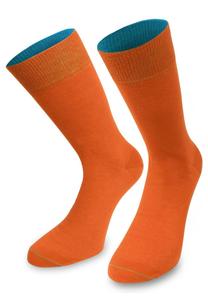 Носки Normani MID CUT SOCKS BI-COLOR, Orange/Türkis/Orange