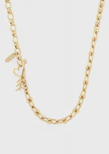 Женское колье с цепочкой в форме сердца