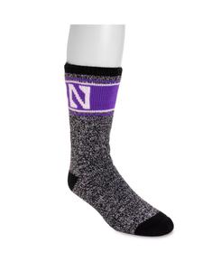Мужские носки Game Day от Unisex Heat Retainer Socks MUK LUKS, Northwestern