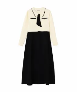 Вязаное платье с завязками Jill By Jill Stuart, цвет White 1