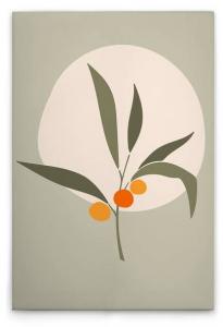 Картина на холсте A.S. Création Olive 3 цвет grüncremeorangegelb