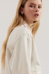 Джинсовая куртка H&M, бежевый