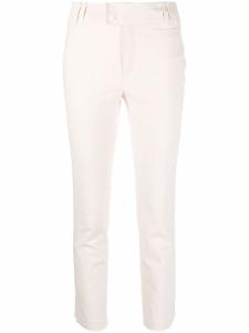 ISABEL MARANT прямые брюки средней посадки, нейтральный цвет