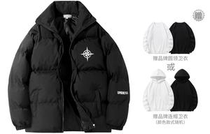 UMBNESS Пуховик Unisex, Black (Comes with Brand Sweatshirt)