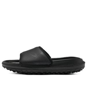 Тапочки summit 'triple black' Under Armour, черный