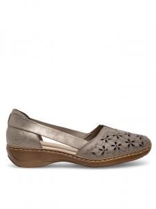 Полуботинки Rieker, бежевый