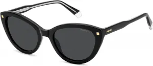 Солнцезащитные очки POLAROID PLD 4175/S/X 807 ЧЕРНЫЕ 54/19/145 ДЛЯ ЖЕНЩИН, Black/Grey Polarized