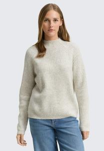 Джемпер TOM TAILOR DENIM COZY MOCK NECK, Marble Beige Melange/Mottled Beige