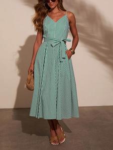 Длинное платье Milan Kiss, зеленый